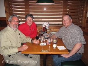 Douglas Rykerd drove up from Colorado Springs in a blizzard just to have dinner with us.