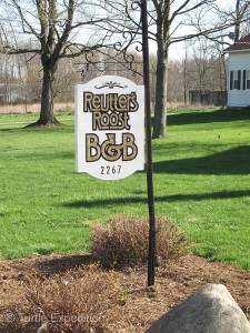 This deluxe bed & breakfast was a relaxing stop on our way to Mississauga, Ontario.