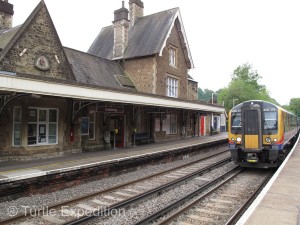 The train from Goldaming where we are staying was just an hour from the center of London.