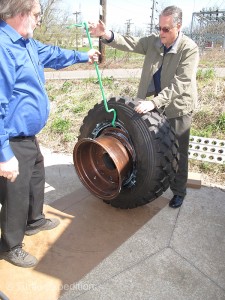 Rock Tyson, (VP of Sales & Marketing), and Roger Kliskey, (Manager), gave us a hands-on demonstration of the dismounting process.