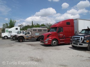 We parked in the dusty parking lot of A1 escort service (http://www.a1escortllc.com/) in the morning, armed with a dozen documents and multiple copies.