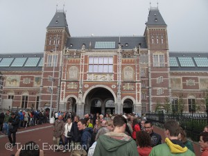 The crowds and lines were ever present, but once inside, that did not detract from the spectacular collection of the Rijksmuseum.