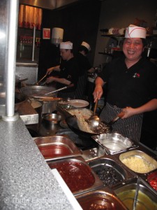 The Asian Kitchen’s friendly cooks prepared a spicy dinner for a reasonable price.