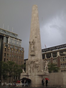 The Dam Square may be where Gary first caught the travel bug.