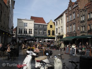 There was no lack of cute restaurants offering Flemish and Continental menus.