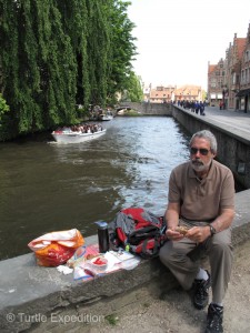 Being budget travelers, we could always find a great place for lunch.