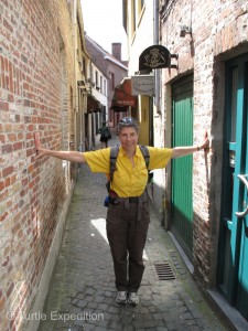 Once the Red Light district of Brugge, now it's simply known as the narrowest street in the city.