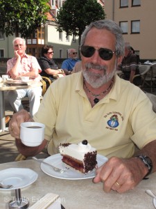 We weren't in the Black Forest, but a slice of the famous Black Forest chocolate/cheery cake was a special treat.