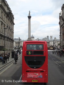 We hopped on the Hop-On-Hop Off tour bus to save some walking.