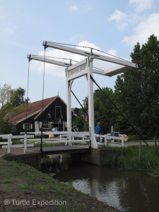 Even today, canals are used for transportation so drawbridges are a necessary feature to keep traffic moving.