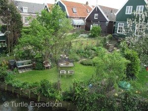 Dutch homes are often very small and compact but gardens give people the opportunity to enjoy the outdoors.