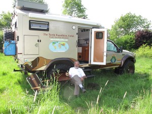 A grassy meadow behind Thomas’s house was a perfect campsite.