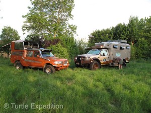 Thomas joined us for a coupled of days in the grassy meadow behind his house.