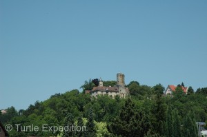 Typical of many German towns, there is a castle guarding the surrounding countryside.