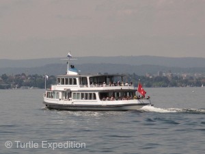 Taking advantage of our multi-transportation day-ticket, we enjoyed a relaxing cruise on the lake.