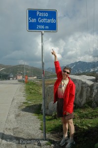 The Gotthard Pass was a 6,909-foot wall of rock that became the main north-south route into central Switzerland and remains so even today.