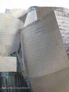 The titanium skin of the Guggenheim Museum pushes the limits of engineering and architecture. 