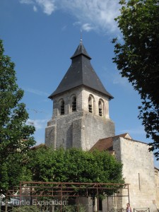 The center of Sorges is its church.
