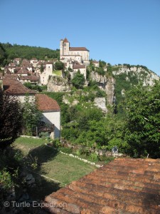 Just driving up the winding road, you know this village must be walked around. At every turn it becomes more inviting.