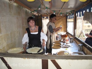 What would a French festival be without crêpes?