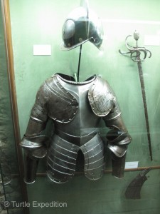 It was hard to imagine men fighting hand-to-hand with such heavy armor.