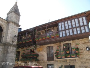 Slate roofs and balconies draped in ivy and flowers made the narrow cobblestone streets a pleasure to stroll through.