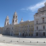 The National Palace in Mafra is a monumental Baroque and Italianized Neoclassical palace/monastery. It was built during the reign of King John V (1707–1750), one of the biggest buildings constructed in Europe in the 18th century.