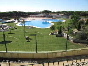 Spain has many modern RV campgrounds, often with pools, tennis, and a restaurant.