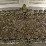 The interior of the “Bones Chapel” should be enough to make you want to be cremated, not buried.