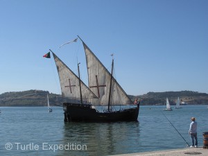 The occasional tourist boat took us back a few hundred years.