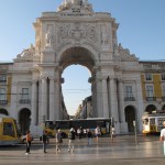 Praça do Comércio, the main plaza and square, were impressive. They led to a web of narrow streets and alleys lined with stores and little cafés and bars.