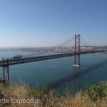 The 25 of April Suspension bridge is quite a notable Landmark of Portugal's capital.