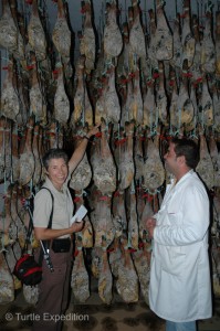 Once the salting process is done, the hams are washed and stored at 3°C to 6°C (43°F to 37°F) for 45 days.