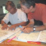 Monika and Soares checked our maps, marking many spots we could visit on our way south in Portugal.