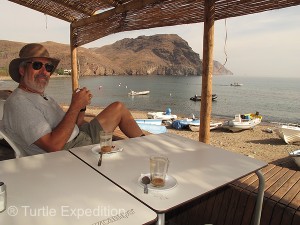 Cafés along the beach were inviting in the afternoon for a cold beer or a cafe con leche.