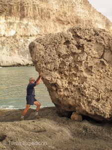 Moving a few of these rocks around was good exercise.