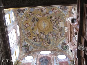 The dome above the main "chapel" was awe inspiring.