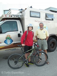 Monty spoke perfectly English and had a thousand questions about our truck.