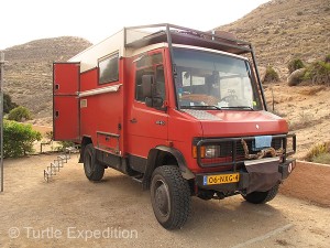 It was pretty easy to spot overland travelers just by the camper they were driving.