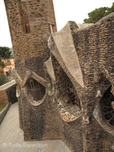 Gaudí’s imagination allowed him to create shapes that many would call outrageous.