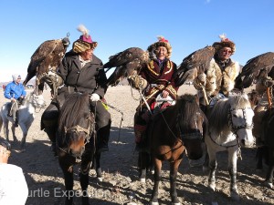 The old hunter in the center was last year's winner.