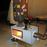 Even a heat activated fan sat on top of the stove.