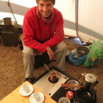 Monika prepared authentic Turkish coffee which Lee had never tasted.