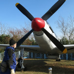 This P51 Mustang was on display at the DMZ’s Unification Observatory.