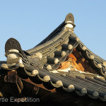 The ornate end caps added to the beauty of the tile roofs.