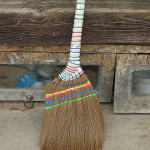 A standard tool in every home, we loved the beautiful brooms.