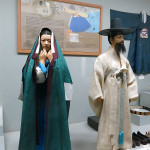 The Andong Folk Museum had several displays with life-size figures that really gave us a great feeling of how people traditionally dressed. During the Joseon Dynasty there was a basic form of the Korean costume. Decorations or colors changed depending on the status of the wearer.