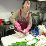 Our selection was taken to the kitchen. Everything was scrupulously clean.