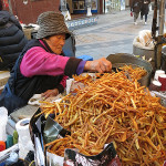 French fried sweet potatoes were a tasty treat.