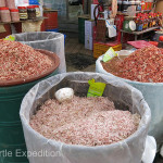 Dried or brined shrimp were a popular item. Might be good in a soup?